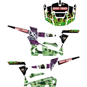 D'COR Visuals Polaris RZR Grave Digger Graphic Kit