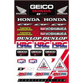D'COR Visuals Geico Honda 2 Decal Sheet