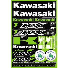 D'COR Visuals Kawasaki Decal Sheet
