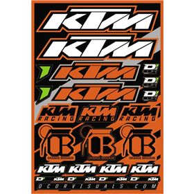 D'COR Visuals KTM Decal Sheet