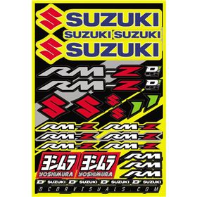 D'COR Visuals Suzuki Decal Sheet