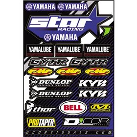 D'COR Visuals Star Racing Yamaha Decal Sheet