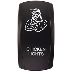 XTC Power Products Chicken Lights Rocker Switch Face Plate