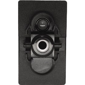 XTC Power Products Single Accessory Rocker Switch Body With Incandescent Backlight