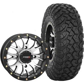 System 3 Off-Road 14x7, 4/156, 5+2 ST-3 Wheel And 28x10R-14 RT320 Tire Kit