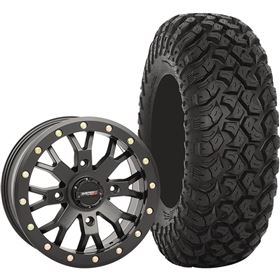 System 3 Off-Road 14x7, 4/137, 6+1 SB-4 Wheel And 28x10R-14 RT320 Tire Kit