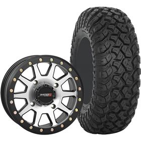 System 3 Off-Road 14x7, 4/137, 5+2 SB-3 Wheel And 30x10R-14 RT320 Tire Kit