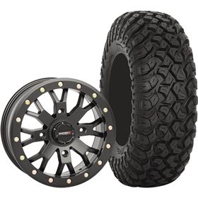 System 3 Off-Road 14x7, 4/137, 6+1 SB-4 Wheel And 30x10R-14 RT320 Tire Kit