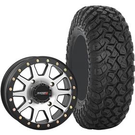 System 3 Off-Road 15x7, 4/137, 5+2 SB-3 Wheel And 32x10R-15 RT320 Tire Kit