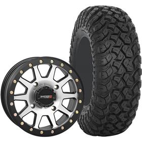 System 3 Off-Road 15x7, 4/156, 5+2 SB-3 Wheel And 32x10R-15 RT320 Tire Kit