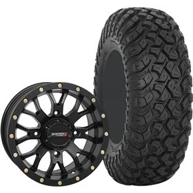 System 3 Off-Road 15x7, 4/137, 6+1 ST-3 Wheel And 32x10R-15 RT320 Tire Kit