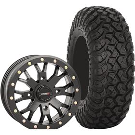 System 3 Off-Road 15x7, 4/137, 6+1 SB-4 Wheel And 32x10R-15 RT320 Tire Kit