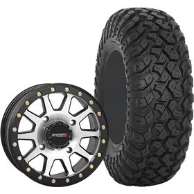 System 3 Off-Road 15x7, 4/156, 5+2 SB-3 Wheel And 35x9.5R-15 RT320 Tire Kit