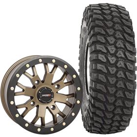 System 3 Off-Road 15x7, 4/156, 6+1 SB-4 Wheel And 32x10R-15 XCR350 Tire Kit