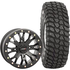 System 3 Off-Road 15x7, 4/137, 6+1 SB-4 Wheel And 35x10R-15 XCR350 Tire Kit