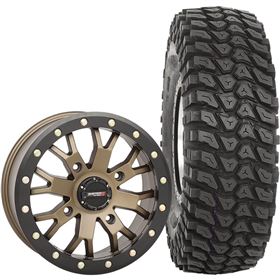 System 3 Off-Road 15x7, 4/156, 6+1 SB-4 Wheel And 35x10R-15 XCR350 Tire Kit