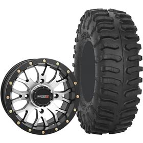 System 3 Off-Road 14x7, 4/156, 5+2 ST-3 Wheel And 30x10R-14 XT300 Tire Kit