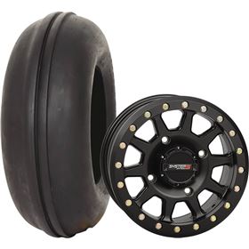 System 3 Off-Road 15x7, 4/156, 5+2 SB-3 Wheel And 31x11-15 DS340 Front Tire Kit