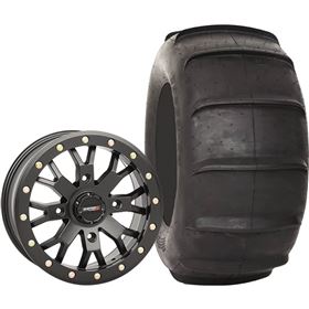 System 3 Off-Road 14x10, 4/156, 5+5 SB-4 Wheel And 29x13-14 DS340 Rear Tire Kit