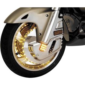 Show Chrome Lighted Front Rotor Cover Replacement Light Strip