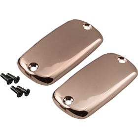 Show Chrome Smoke Master Cylinder Cover Pair