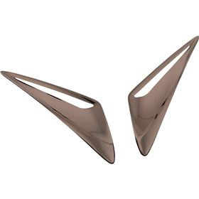 Show Chrome Windshield Garnish Vent Accents