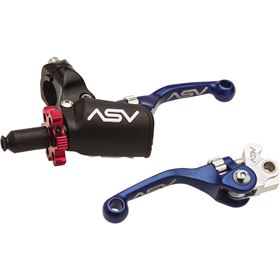 ASV Inventions CMF35-R F3 Red Universal Pro Perch Clutch Lever with Hot Start 