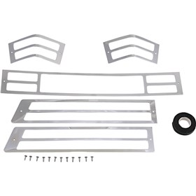 Parts Unlimited Tourbox Light Grille Set