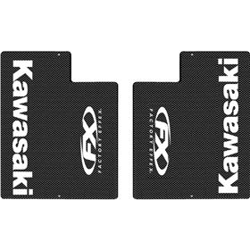 Factory Effex Kawasaki Carbon Fiber Look Upper Fork Shields