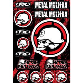 Factory Effex Metal Mulisha II Sticker Kit