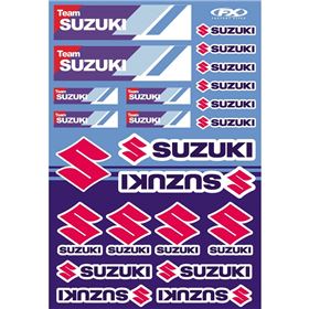 Factory Effex Suzuki Racing Sticker Kit