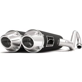 HMF Performance Series Round Euro Dual Complete Turbo Back Exhaust System