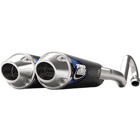 HMF Competition Series Round Euro Dual Complete Exhaust System