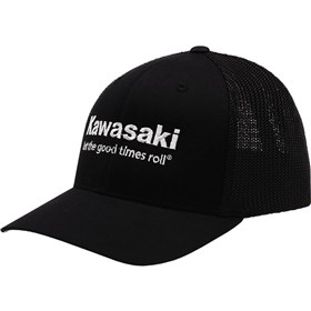 Kawasaki Let The Good Times Roll FlexFit Trucker Hat