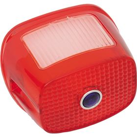 Chris Products Tail Lamp With Window Blue Dot Lens for Harley Davidson
