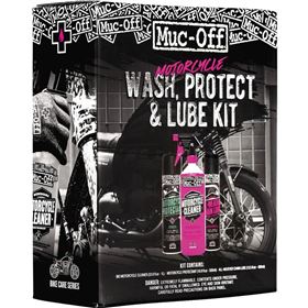Muc-Off Motorcycle Wash, Protect and Lube Kit