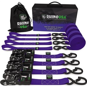 Rhino USA HD Ratchet Tiedown Set