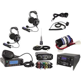 Rugged Radios Can-Am X3 Top Mount Complete 2 Seat Communication Kit With Over The Head Headsets