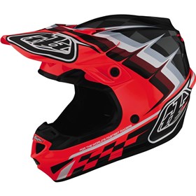 Troy Lee Designs SE4 Polyacrylite Warped Helmet