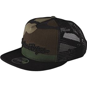 Troy Lee Designs Signature Camo Snapback Trucker Hat
