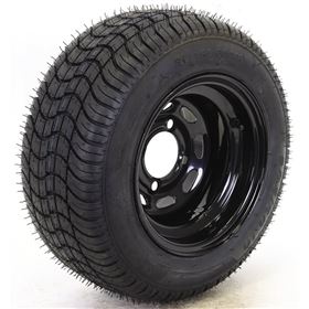 Ocelot 10x7, 4/4, 3+4 D Window Steel Wheel And TG Tyre Guider 205/50-10 GF04 Tire Kit