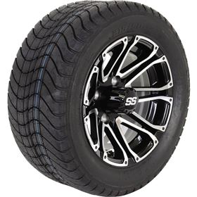 Ocelot 12x6, 4/4, 3+3 E121 Wheel And 215/50-12 P825 Tire Kit