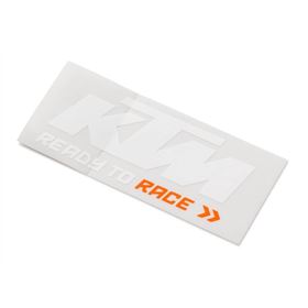 KTM PowerWear Ready To Race 9in Die-Cut Sticker