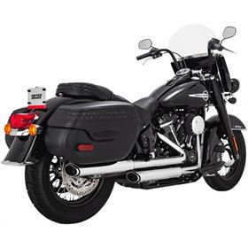 Vance And Hines Twin Slash Oval Slip-On Exhaust System