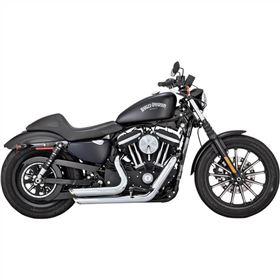 Vance & Hines Chrome Shortshots Staggered Exhaust