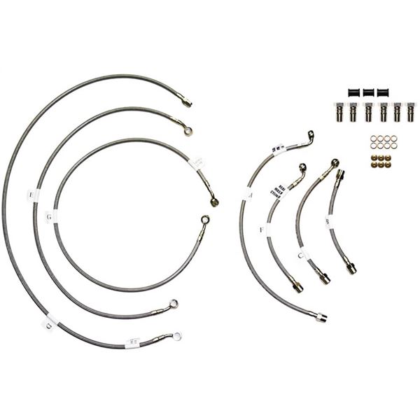 Galfer Stainless Steel Front And Rear Brake Line Kit