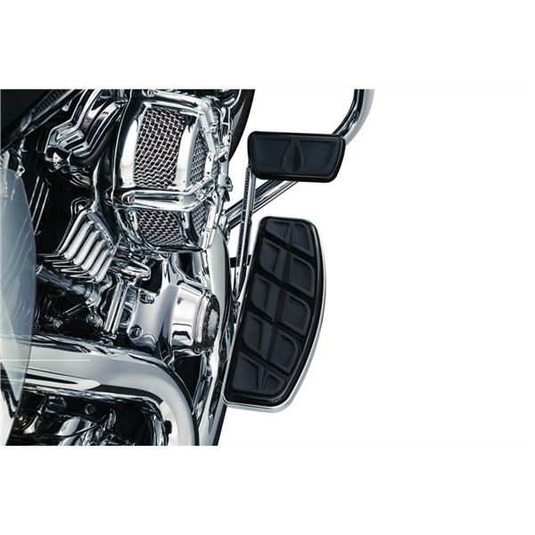 Kuryakyn Kinetic Traditional D-Shaped Passenger Floorboard Inserts For Harley