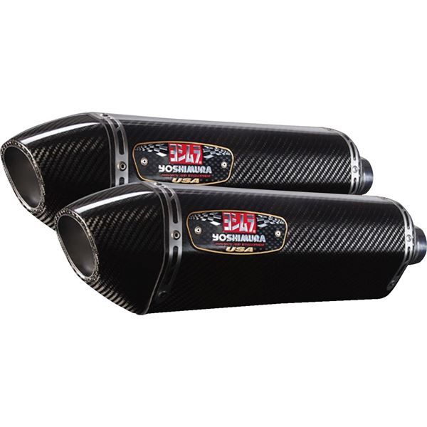 Yoshimura R-77 Street Series CARB Compliant Dual Slip-On Exhaust System