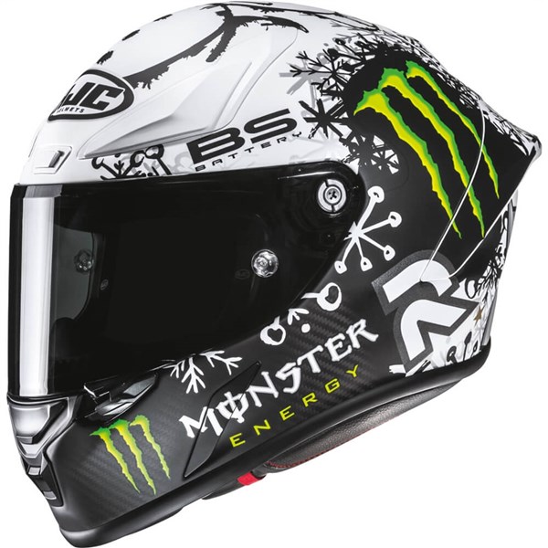 HJC RPHA 1N V2 Carbon Quartararo Snow Diablo Full Face Helmet