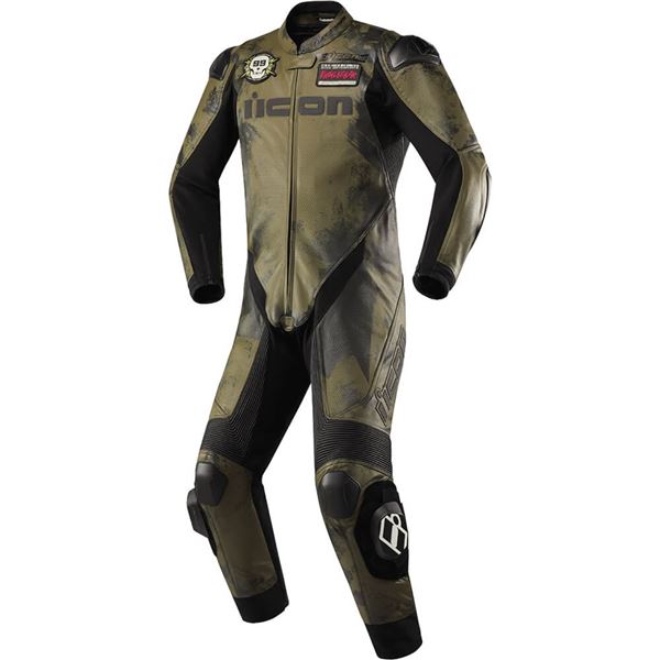 Icon Hypersport Battlescar Limited Edition 1-Piece Leather Suit